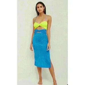 Pitusa COLORBLOCK‎ TWIST DRESS Size Standard M-XL NWT
